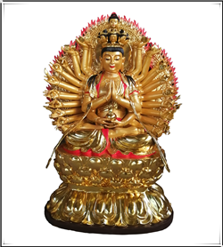 鑄銅千手觀音銅雕佛像